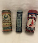 Vintage Spice Tins R.t. French, Blue Ribbon Bouillon, Mexene Chili Powder