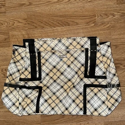 Miche Prima Shell New Retired Yellow & Blue Plaid Purse Cover Collectible - Image 1 of 2