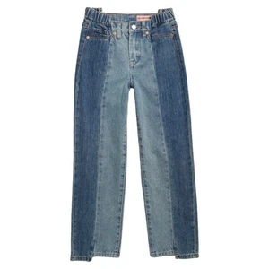 Blank NYC | Girls Two Tone Y2K Style Double Duty Step Hem Jeans NWT Size 14 - Picture 1 of 10