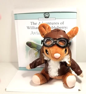 The Adventures of William Brambleberry Aviator Mouse book and Plush toy Geneviev - Picture 1 of 14