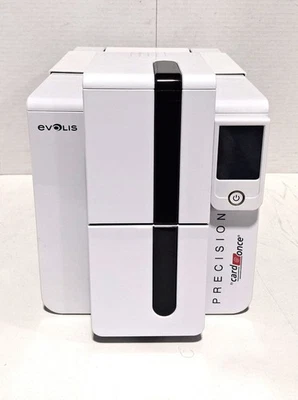 Impresora de tarjetas de precisión Card@Once Evolis PRIMACY sin teclas potencia probada leer Foto 1 de 4