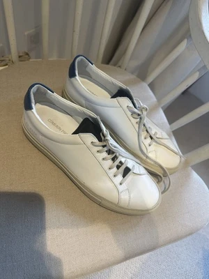 Common Projects Men's White Leather Lace-Up Shoes, Size UK 8 - Image 1 of 4