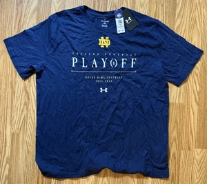 Notre Dame Football 2024 Team Issued Playoff Shirt Size 2XL New Tags - Picture 1 of 4