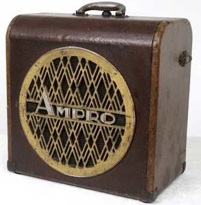 Altavoz imán Alnico de 12" A Goodmans en gabinete ampro de los años 50 FREEPOST - Imagen 1 de 11