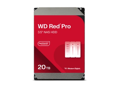 Western Digital 20TB WD Red Pro NAS Internal Hard Drive HDD - 7200 RPM, SATA 6 - Image 1 of 3
