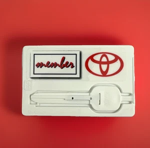 Tarjeta llave billetera de plástico Toyota de principios de la década de 2000 8059 Axxess - ¡NUEVA! - Imagen 1 de 2