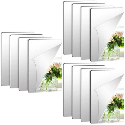  Set of 3 Selbstklebende Wandsticker Spiegelwandaufkleber Home Wanddekoration - Bild 1 von 4