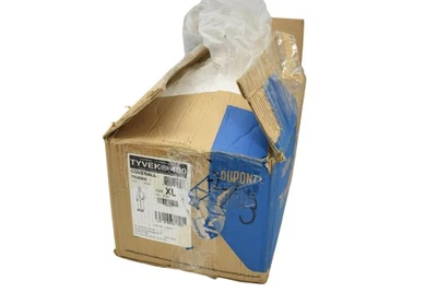 Mono DuPont Tyvek 400 25 piezas para hombre XL blanco traje protector desechable TY122S Foto 1 de 4