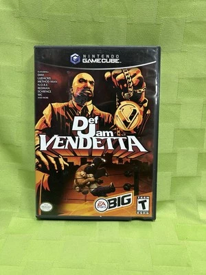 NINTENDO GAMECUBE - DEF JAM: VENDETTA Game orig booklet Scarface METHOD MAN USED - Image 1 of 4