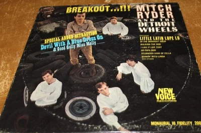 MITCH RYDER AND THE DETROIT WHEELS BREAKOUT MONO RECORD ALBUM - Image 1 of 4