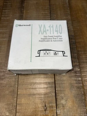 Amplificador de audio para automóvil Sherwood XA-1140 de 2 canales de colección raro - SIN PROBAR Foto 1 de 3