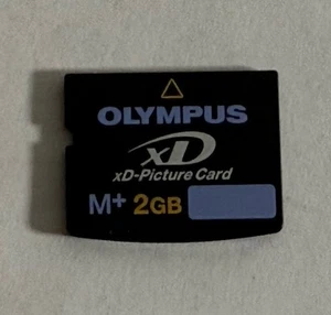 Olympus xD Picture Card M+ 2GB Camera Memory Card (also Fits Fujifilm) TESTED - Picture 1 of 4