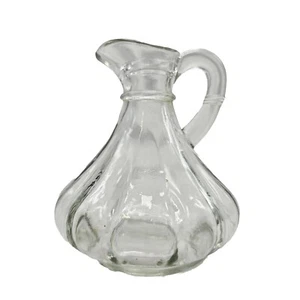 Vintage Anchor Hocking Clear Glass Oil & Vinegar Bottle - Picture 1 of 8