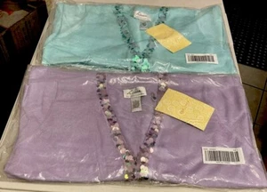 Lot Of 2 Linea by Louis Dell'Olio Paillette Trim Cardigan & Tank Size Large *NWT - Picture 1 of 15