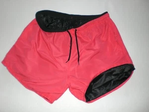 PVC COTTON DOPPEL BADEHOSE SHORTS & INNEN EXTRA SOFT PVC SWIM PANTS L-XL - Picture 1 of 12