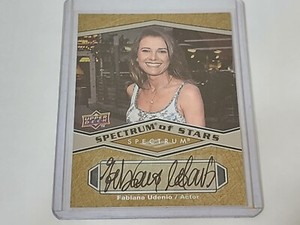 2009 Upper Deck Spectrum Of Stars Fabiana Udenia Auto