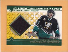 2002-03 BOWMAN YOUNGSTARS STANISLAV CHISTOV GAME WORN JERSEY #FFJ-SC DUCKS  A1