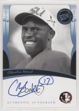 2006 Press Pass Legends Auto Charlie Ward Auto