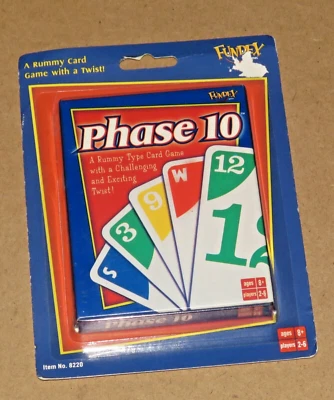 Phase 10 Card Game ... Vintage 2002 Fundex ... New Factory Sealed - Image 1 of 4