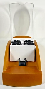 Rolodex Eldon base in legno plastica smerigliata sollevatore cupola superiore con schede 9" x 5" PROP - Foto 1 di 9