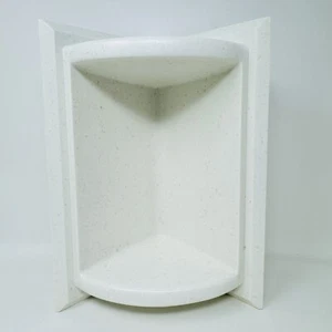 Jabonera rectangular Swanstone SS7211-168 montaje en esquina superficie sólida Baby’s BBR - Imagen 1 de 24