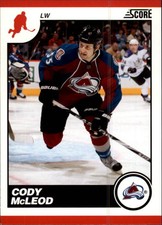 2010-11 Score Colorado Avalanche Hockey Card #150 Cody McLeod