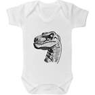 'Raptor Dinosaur' Baby Grows / Bodysuits (GR017602)
