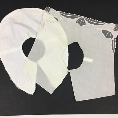 2 accesorios de cuello de hombro de encaje bordado victoriano de colección Foto 1 de 4