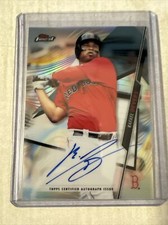 2020 Topps Finest Finest Auto Rafael Devers #FA-RD Auto Boston Red Sox