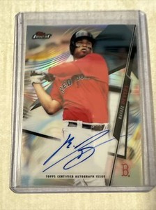 2020 Topps Finest Finest Auto Rafael Devers #FA-RD Auto Boston Red Sox