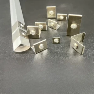 Stainless Steel Clip Fixed Clamp (Requires Drilling) Suitable for Silicone Strip - Picture 1 of 13