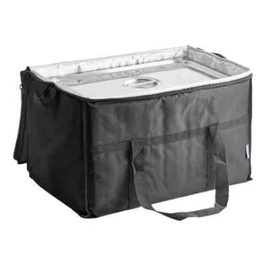 Bolsa refrigeradora plegable de nailon aislada grande (tiene 72 latas) - negra - Imagen 1 de 5