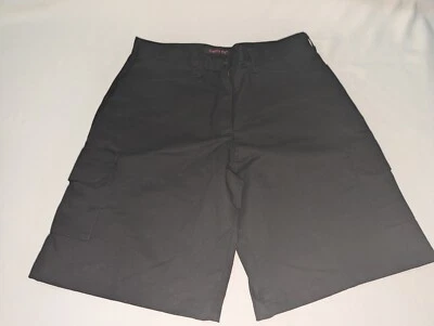 CINTAS Cathy Fit Women's Black Uniform Cargo Work Shorts 10 SHORT BNWT - Image 1 of 4