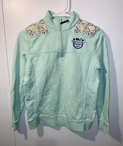 Camisa para mujer VINEYARD VINES Kentucky Derby 2015 manga larga cuarto cremallera talla XS - Imagen 1 de 8