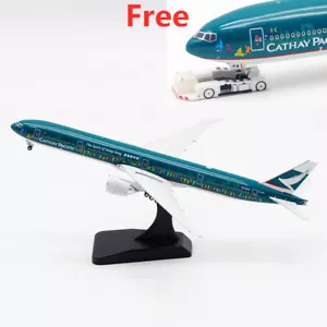1:400 Aviation400 Cathay Pacific B777-300ER B-KPB "Sprit HK"Free tractor+Stand - Picture 1 of 11