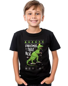 Camiseta Árbol de Navidad Rex - ¡Divertida! Perfecto para Navidad amante de los dinosaurios - Imagen 1 de 34