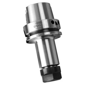 SFX 1Pc HSK63A ER20 100mm Collet Chuck Tool Holder with Sliding Nut HRC 53-58 - Picture 1 of 8