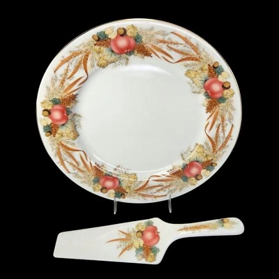 Plato de servir Cornucopia otoño Acción de Gracias servidor Andrea Sadek otoño calabazas Foto 1 de 4