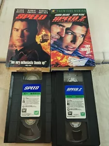 VHS TAPES - Fox Video Speed 1 & 2 (1994 & 1997) Hi-Fi Stereo VHS - Picture 1 of 3