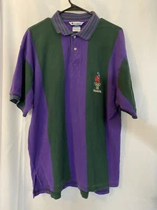 Men’s Polo XL Champion Purple & Green Vintage Olympics 1996 100 Atlanta - Picture 1 of 4