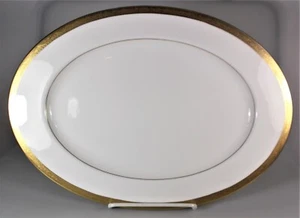 MIKASA CROWN JEWEL AK001 OVAL SERVING PLATTER 15 1/8"- EXCELLENT - JAPAN - Picture 1 of 3