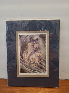Jody Bergsma Arte Firmado Impresión Mate “Una Nueva Generación” Perro Lobo - Imagen 1 de 6