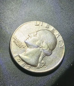 1982 D WASHINGTON QUARTER ERRORS OBVERSE & REVERSE - Picture 1 of 16