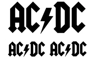 AC/DC Logo 3x Aufkleber Sticker Angus Rock Metal Heavy Sticker - Bild 1 von 2