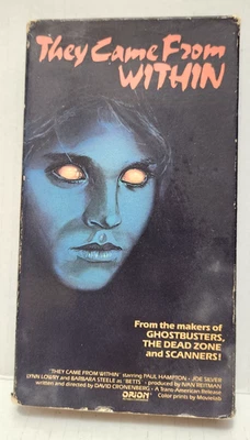 THEY CAME FROM WITHIN Cronenberg Horror Vestron Video VHS Lynn Lowry SHIVERS - Image 1 of 4