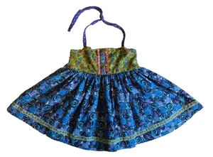 Matilda Jane Platinum Ellie Top size 8 Purple Blue Floral Lady Bug Trim - Picture 1 of 6