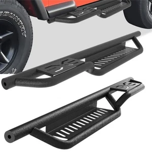Running Boards for 2007-2018 Wrangler JK JKU Unlimited 2 Door Nerf Bar Side Step - Picture 1 of 12