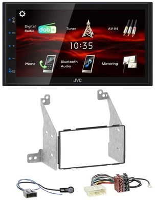 JVC USB Bluetooth MP3 DAB 2DIN Autoradio für Nissan Pathfinder 07-13 - Bild 1 von 4