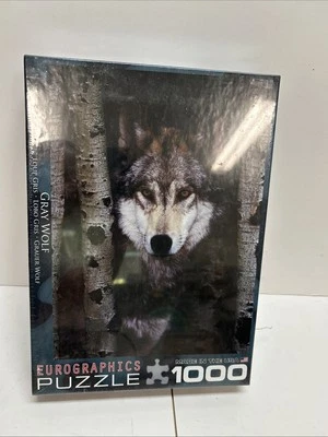 Rompecabezas Eurographics "Lobo Gris"~1000 piezas~ Ex. Estado~ 49cm X 68cm Foto 1 de 3