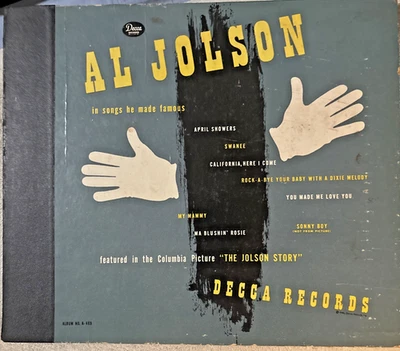 Al Jolson 78rpm Set Decca Records #A-469 In Songs He Made Famous Foto 1 de 4